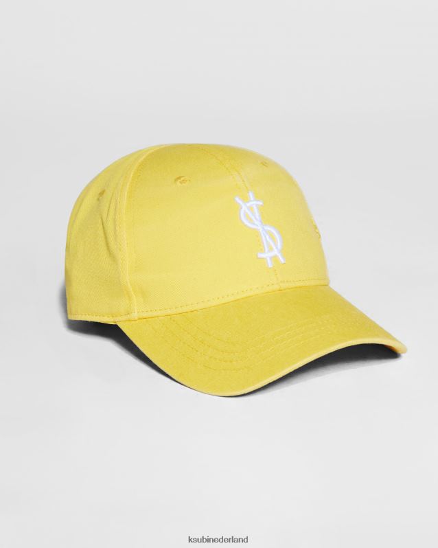 Ksubi unisex 4 x 4 gekruiste dollardop XT0TV249 accessoires geel