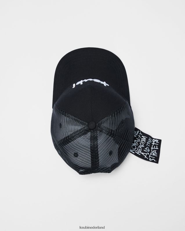 Ksubi unisex Interstate truckerpet uit 1999 XT0TV61 accessoires zwart/nylon