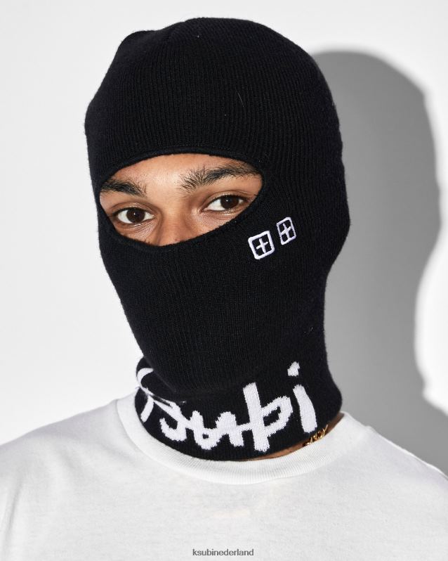 Ksubi unisex inkognito bivakmuts XT0TV199 accessoires zwart wit