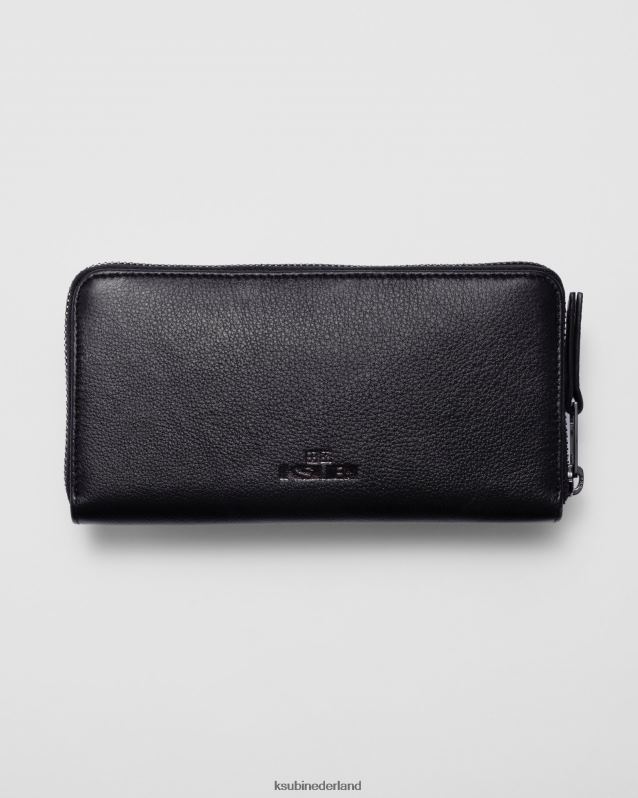 Ksubi unisex portemonnee met ritssluiting XT0TV185 accessoires zwart
