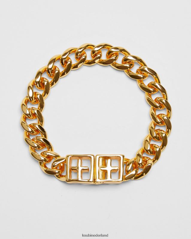 Ksubi unisex 18k dripps mogul-armband XT0TV250 accessoires goud