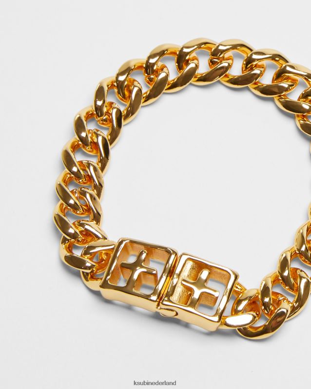 Ksubi unisex 18k dripps mogul-armband XT0TV250 accessoires goud