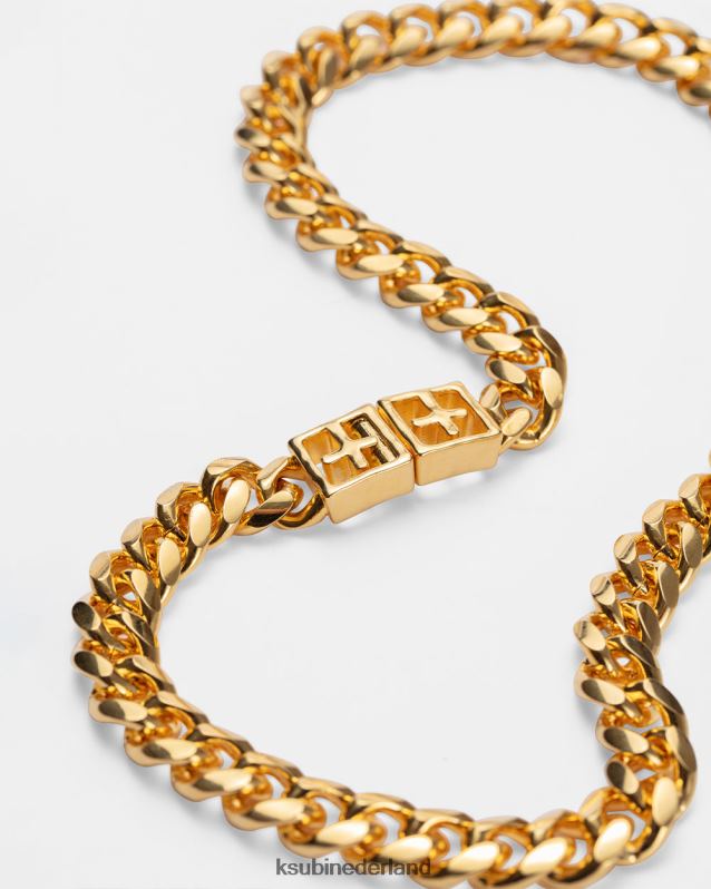 Ksubi unisex 18k dripps mogul ketting XT0TV241 accessoires goud