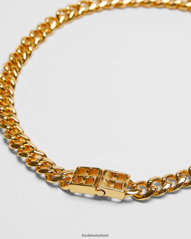 Ksubi unisex 18k dripps mogul ketting XT0TV241 accessoires goud