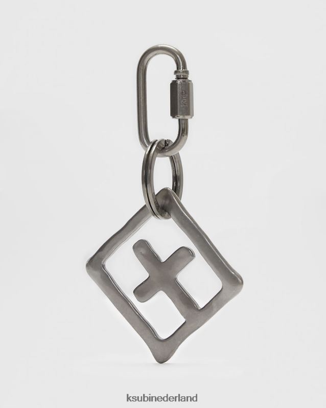 Ksubi unisex 1999 sleutelhanger XT0TV224 accessoires antiek zilver