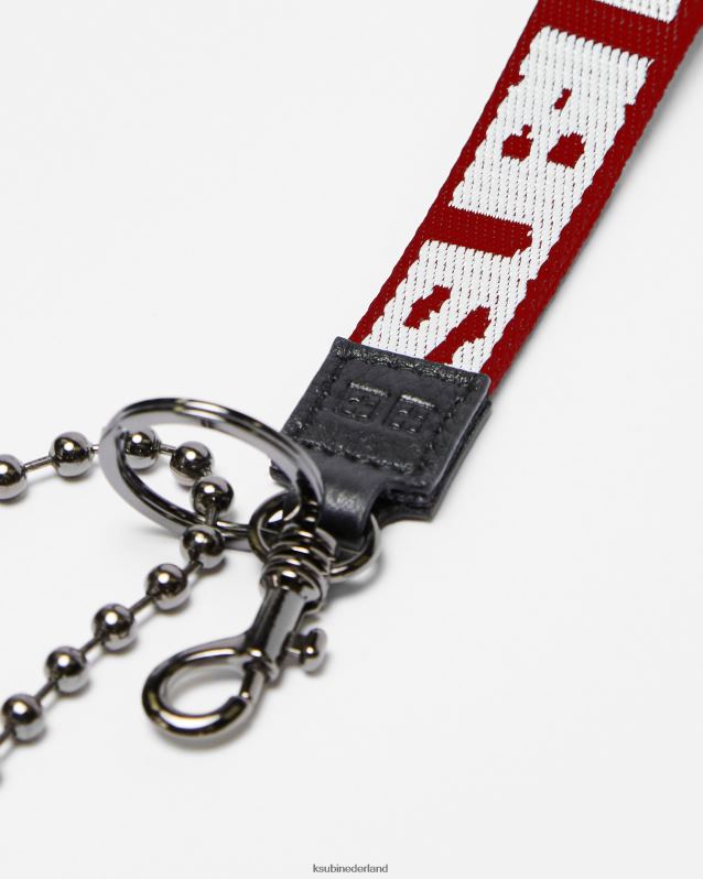 Ksubi unisex klinger sleutelhanger XT0TV510 accessoires rood