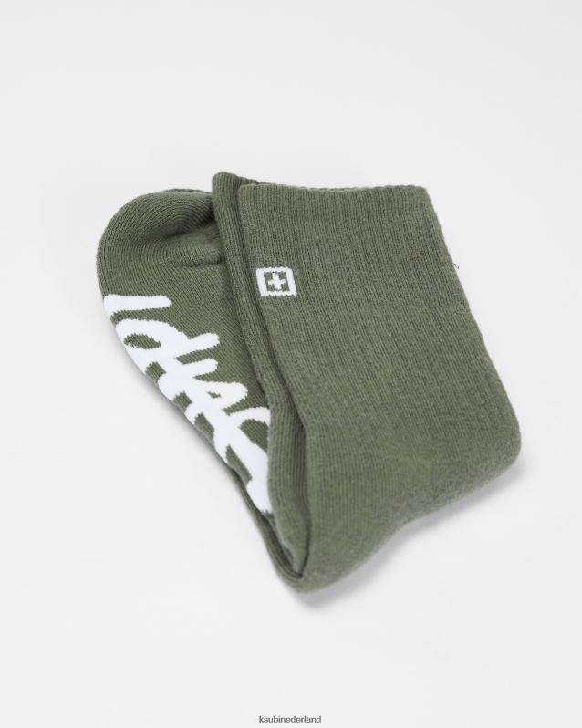 Ksubi unisex ksokken XT0TV236 accessoires kaki/wit