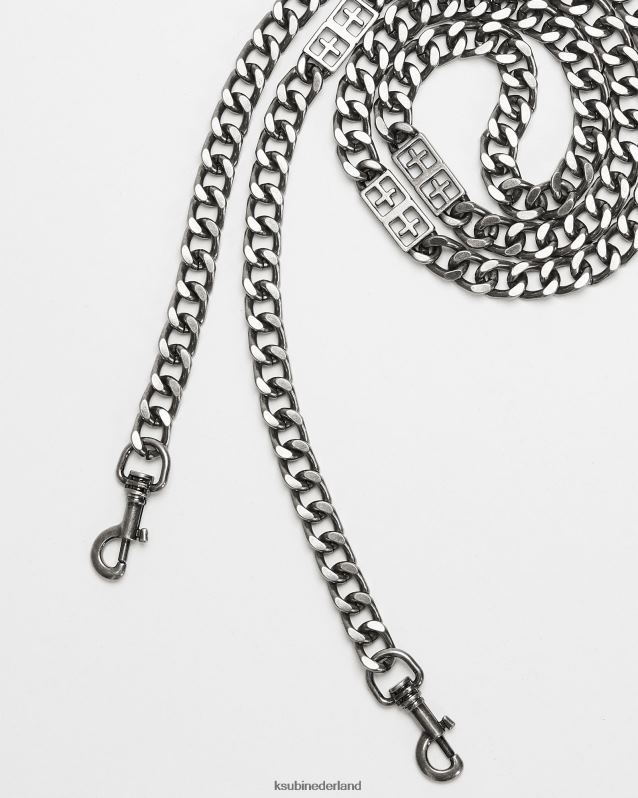Ksubi unisex Kenmerkende ketting uit 1999 XT0TV230 accessoires antiek zilver