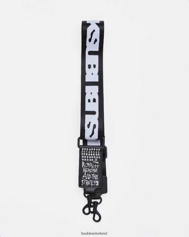 Ksubi unisex zachte band XT0TV231 accessoires zwart wit