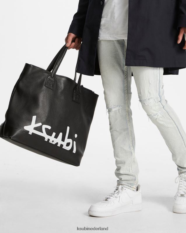 Ksubi unisex verzameltas XT0TV242 accessoires zwart wit
