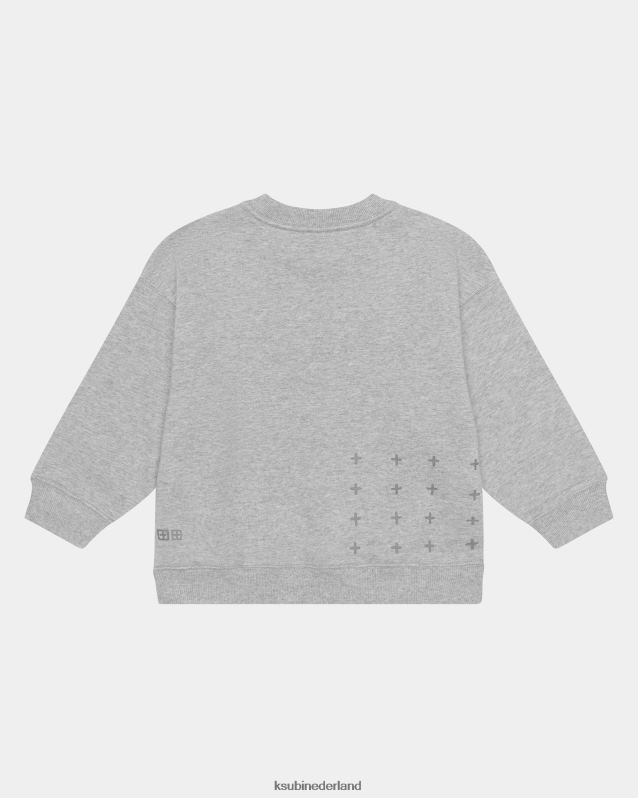 Ksubi kind Kleine biggie-crew uit 1999 XT0TV8 kleding grijs