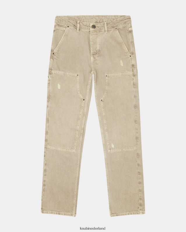 Ksubi mannelijk operator hijgt aardetinten XT0TV351 kleding ecru
