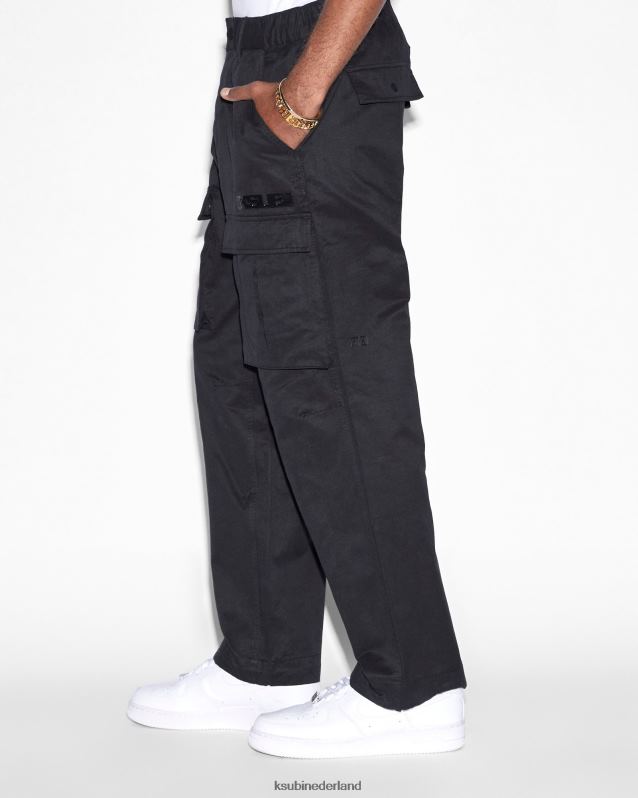 Ksubi mannelijk snellere voortvluchtige lading XT0TV407 kleding zwart
