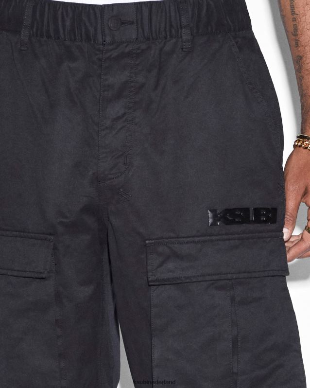 Ksubi mannelijk snellere voortvluchtige lading XT0TV407 kleding zwart