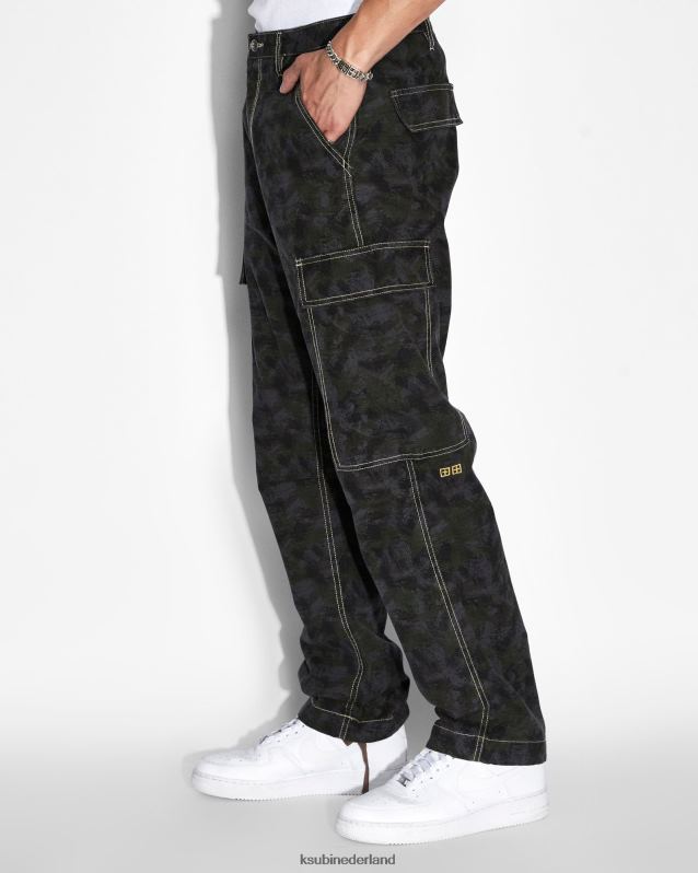Ksubi mannelijk voortvluchtige cargobroek XT0TV448 kleding camouflage