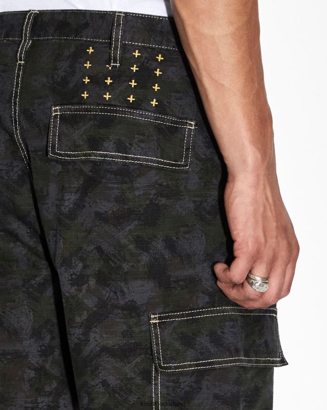 Ksubi mannelijk voortvluchtige cargobroek XT0TV448 kleding camouflage