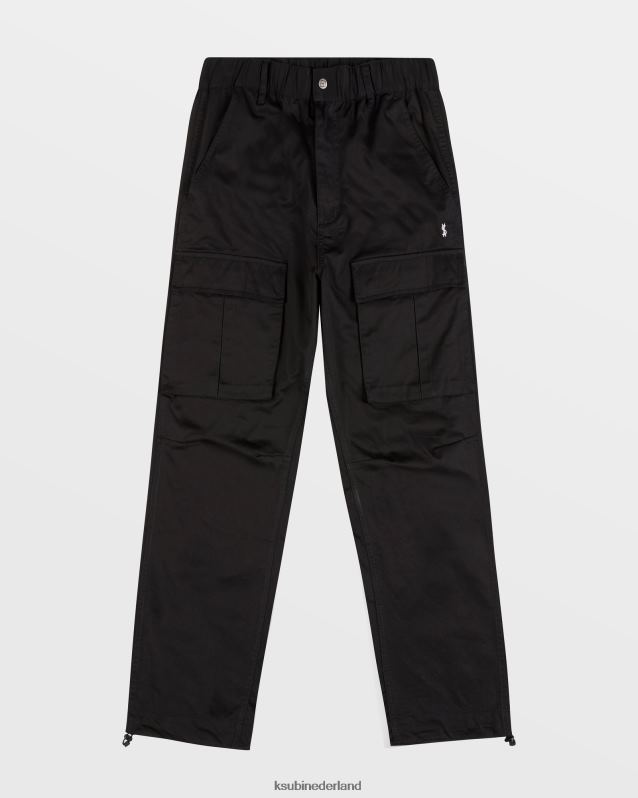 Ksubi mannelijk voortvluchtige cargobroek XT0TV474 kleding zwart