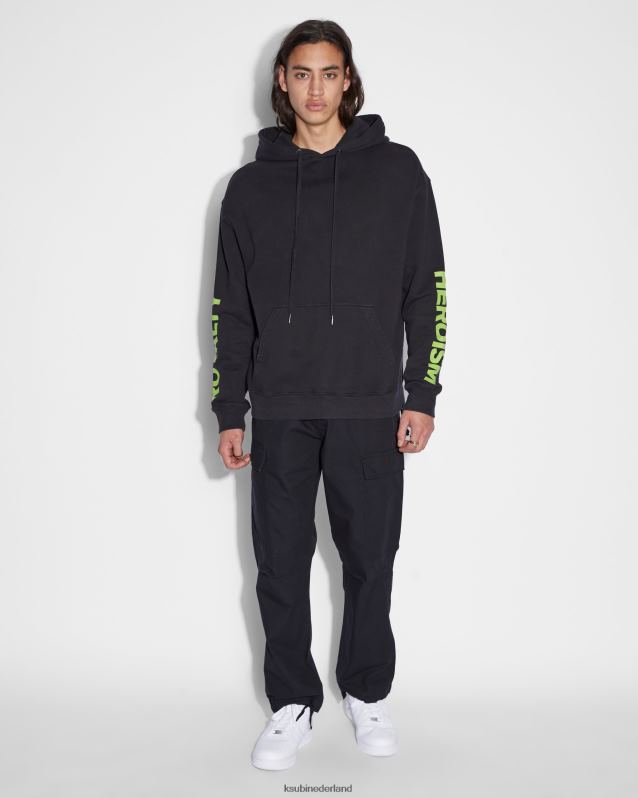 Ksubi mannelijk voortvluchtige cargobroek XT0TV487 kleding zwart