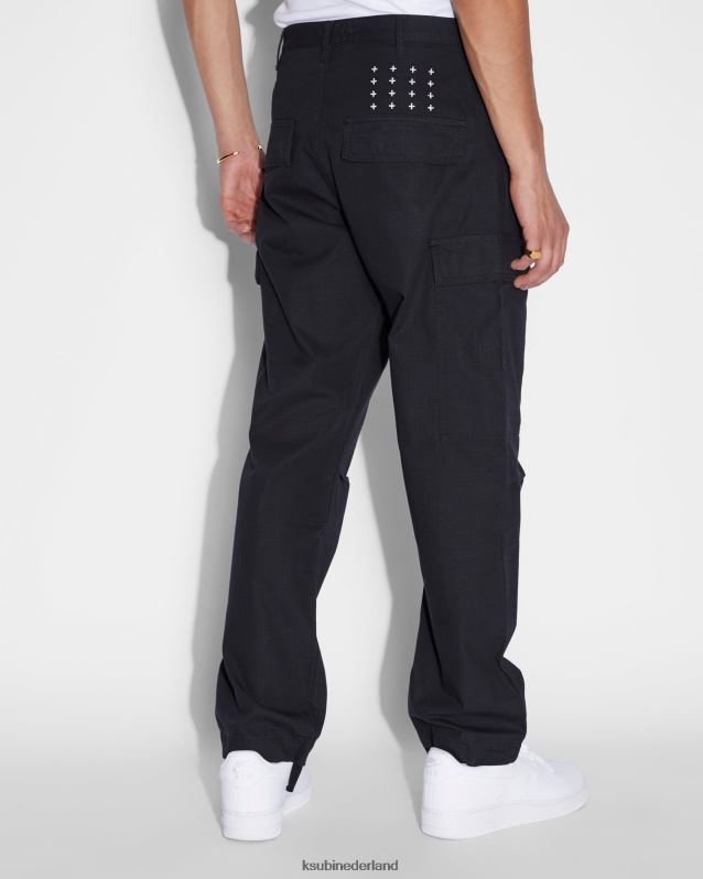 Ksubi mannelijk voortvluchtige cargobroek XT0TV487 kleding zwart