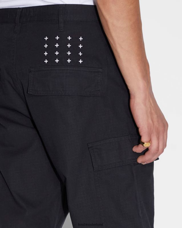 Ksubi mannelijk voortvluchtige cargobroek XT0TV487 kleding zwart