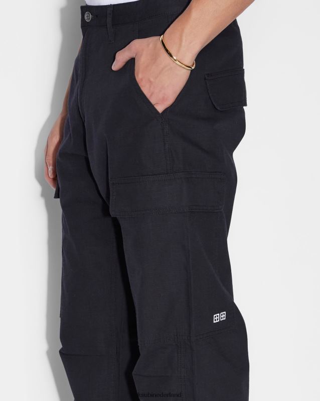 Ksubi mannelijk voortvluchtige cargobroek XT0TV487 kleding zwart