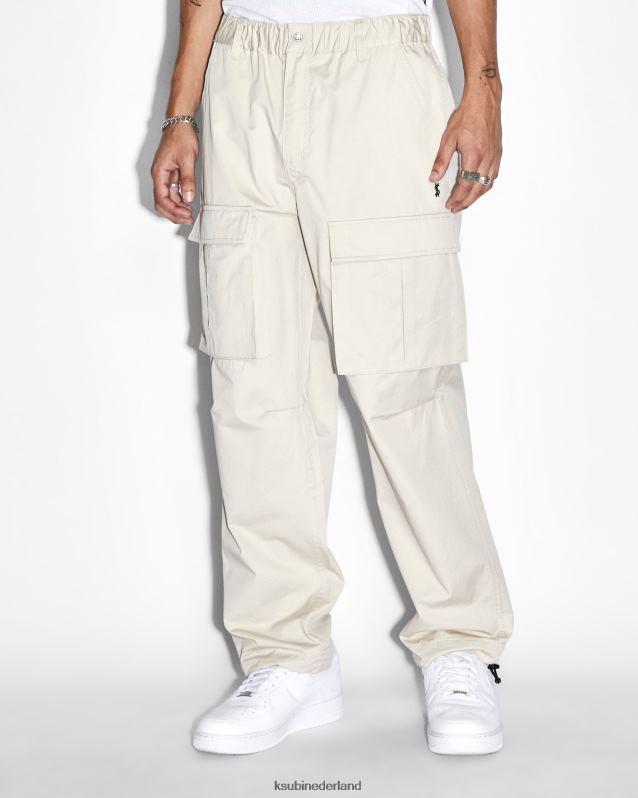 Ksubi mannelijk voortvluchtige cargobroek XT0TV495 kleding wit