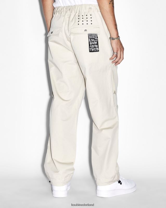 Ksubi mannelijk voortvluchtige cargobroek XT0TV495 kleding wit