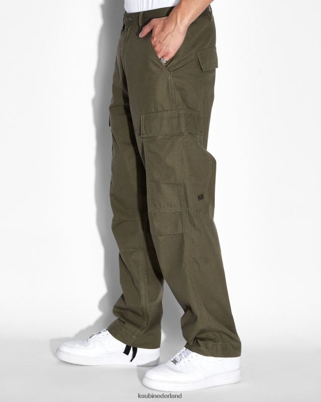 Ksubi mannelijk voortvluchtige cargobroek XT0TV499 kleding groente