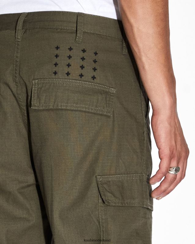 Ksubi mannelijk voortvluchtige cargobroek XT0TV499 kleding groente