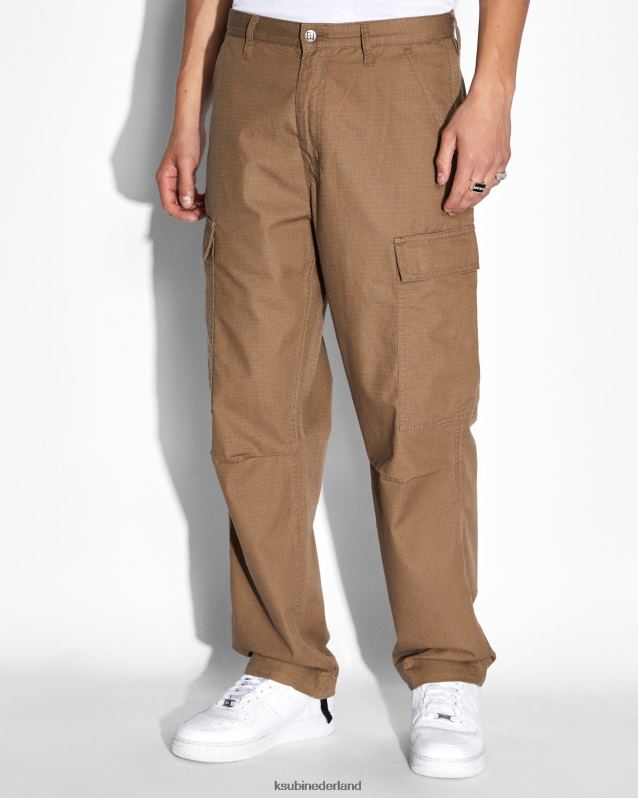 Ksubi mannelijk voortvluchtige cargobroek XT0TV507 kleding donkere tint