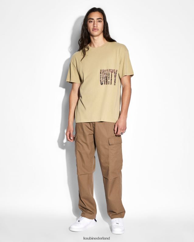 Ksubi mannelijk voortvluchtige cargobroek XT0TV507 kleding donkere tint