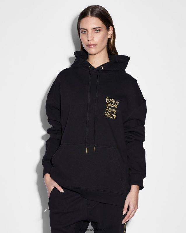 Ksubi mannelijk 23 grote hoodie XT0TV186 kleding pikzwart