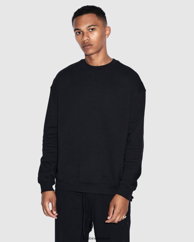 Ksubi mannelijk 4 x 4 grote bemanning XT0TV410 kleding pikzwart