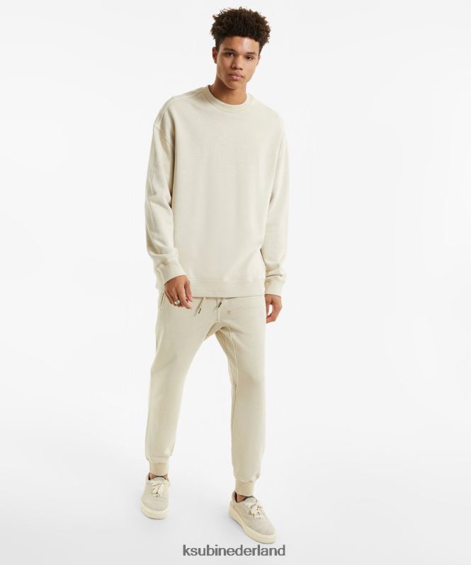 Ksubi mannelijk 4 x 4 grote bemanning XT0TV431 kleding woestijn bruin