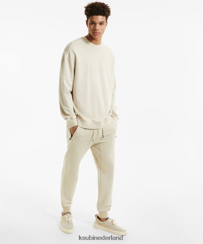 Ksubi mannelijk 4 x 4 grote bemanning XT0TV431 kleding woestijn bruin
