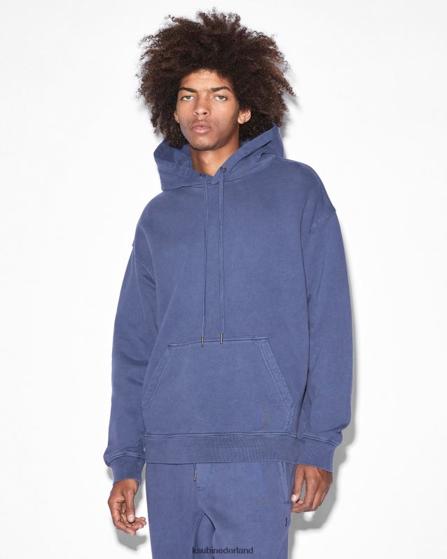 Ksubi mannelijk 4x4 biggie hoodie diep XT0TV422 kleding Diepblauw