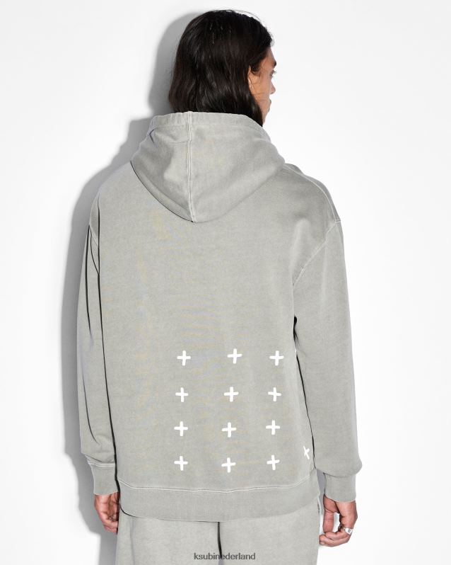 Ksubi mannelijk 4x4 grote hoodie XT0TV417 kleding binnenland