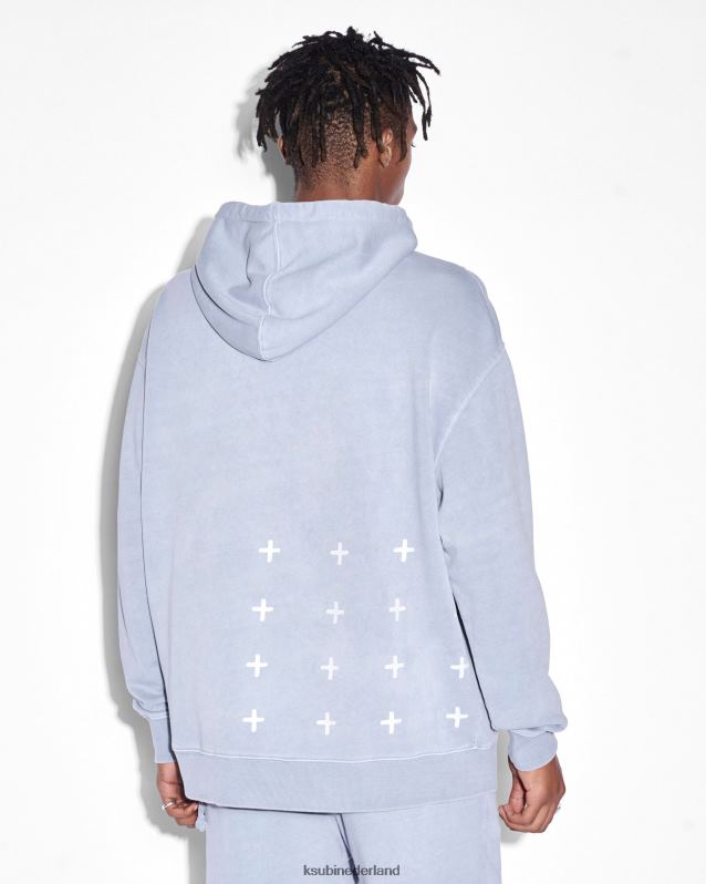 Ksubi mannelijk 4x4 grote hoodie storm XT0TV445 kleding paars