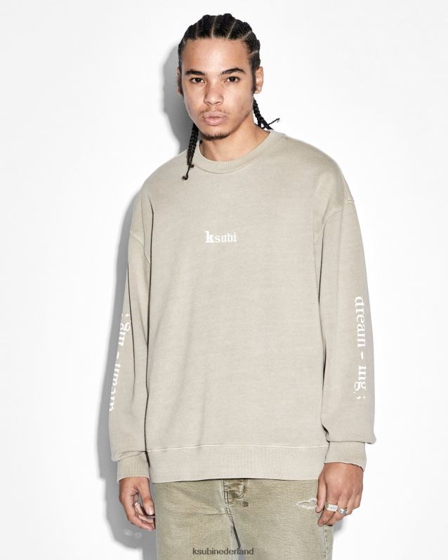 Ksubi mannelijk dromende grote bemanning XT0TV470 kleding binnenland