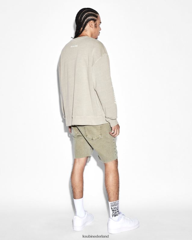 Ksubi mannelijk dromende grote bemanning XT0TV470 kleding binnenland