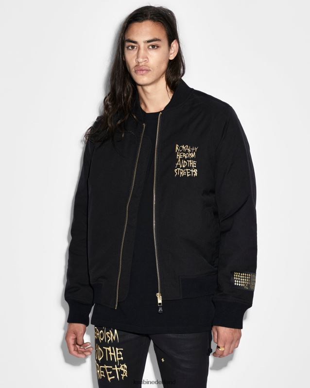 Ksubi mannelijk 23 bomberjack XT0TV187 kleding pikzwart