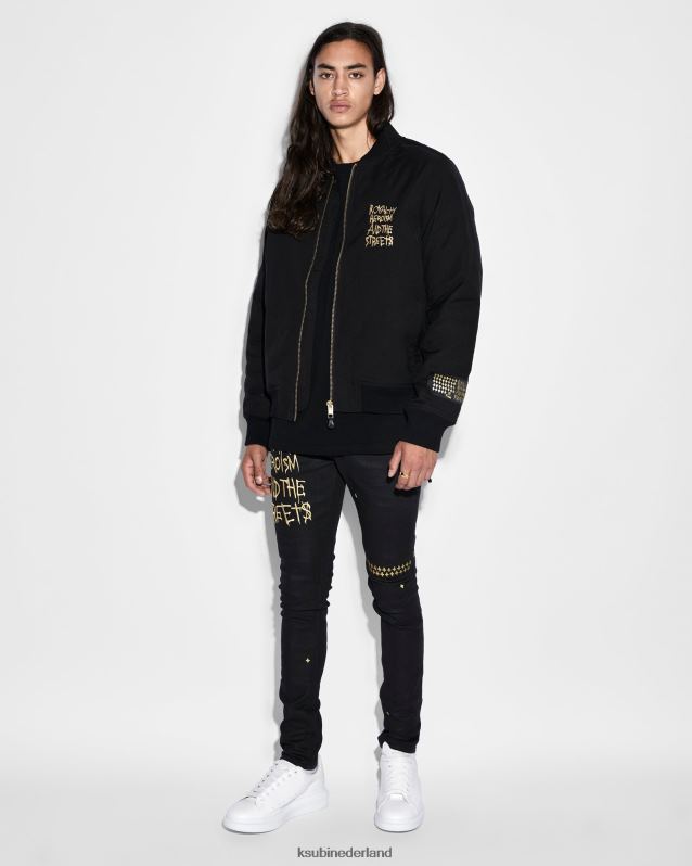 Ksubi mannelijk 23 bomberjack XT0TV187 kleding pikzwart