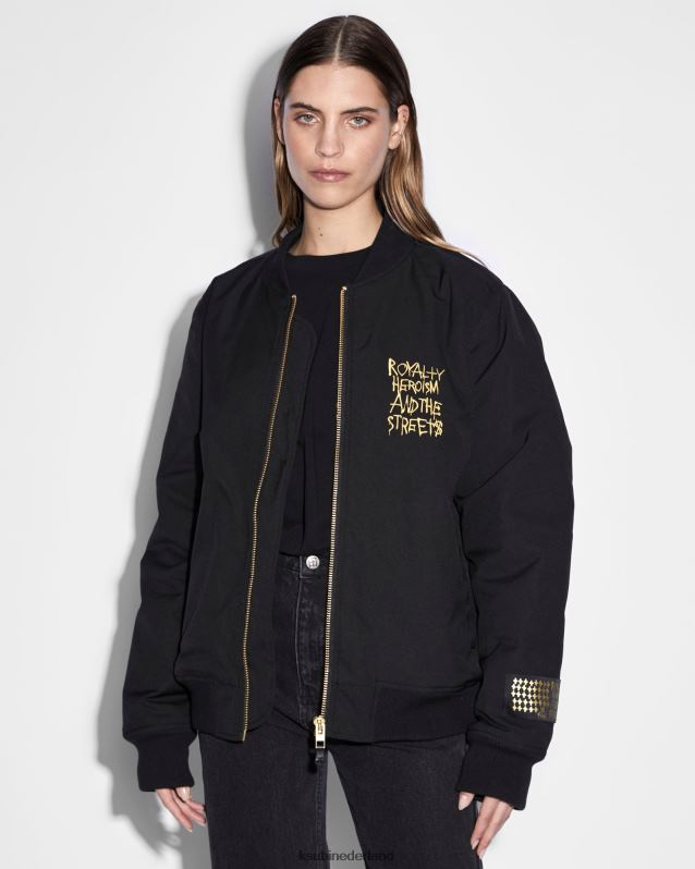 Ksubi mannelijk 23 bomberjack XT0TV187 kleding pikzwart