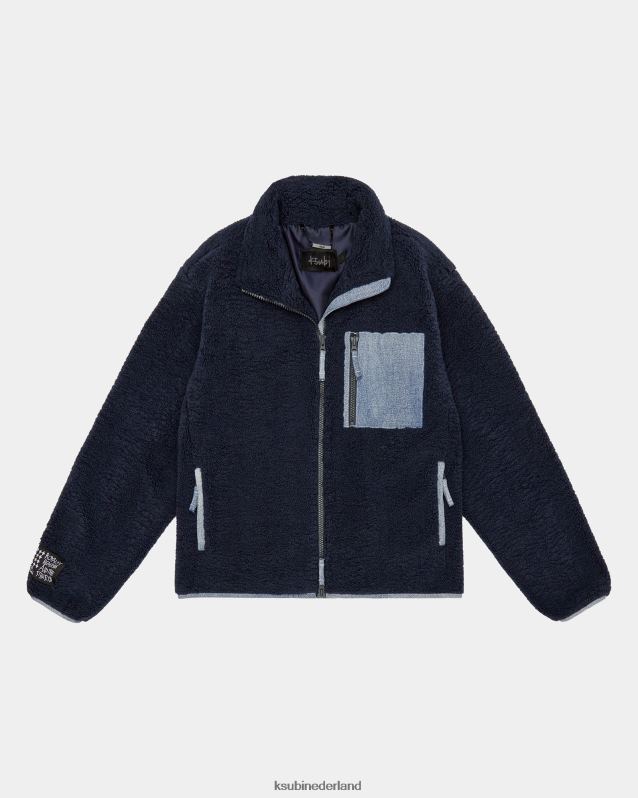 Ksubi mannelijk Icebreaker rits door punk marineblauw XT0TV456 kleding marine