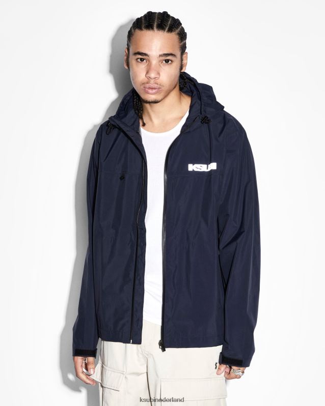 Ksubi mannelijk alltime spuitjasje XT0TV447 kleding marine