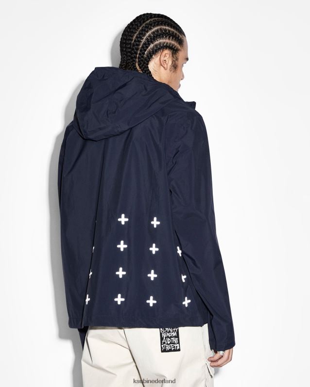 Ksubi mannelijk alltime spuitjasje XT0TV447 kleding marine