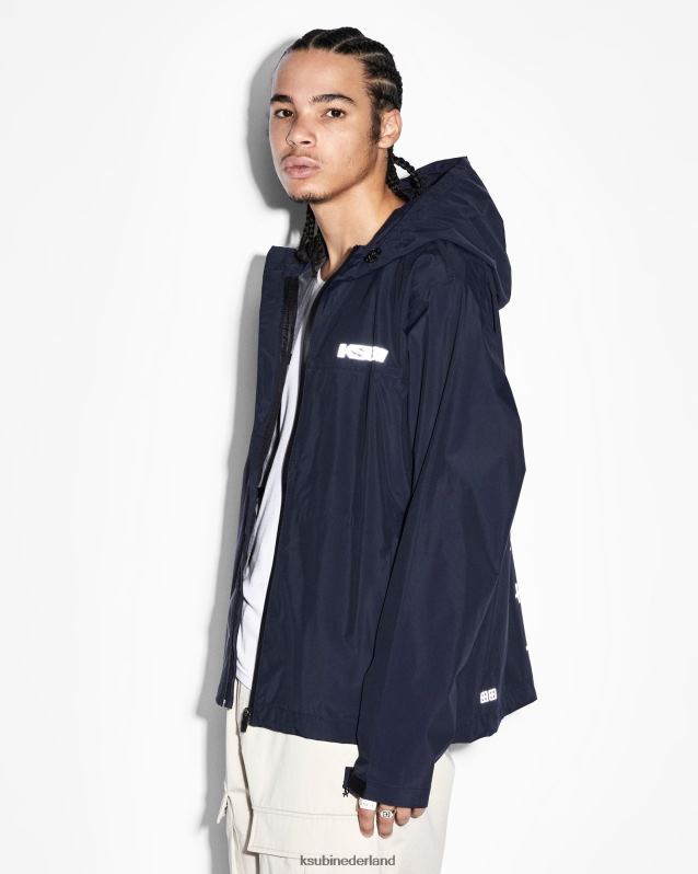 Ksubi mannelijk alltime spuitjasje XT0TV447 kleding marine