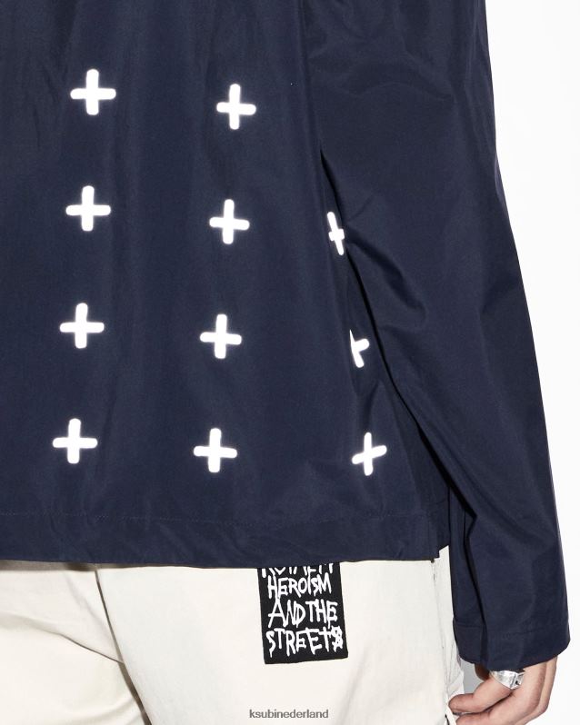 Ksubi mannelijk alltime spuitjasje XT0TV447 kleding marine