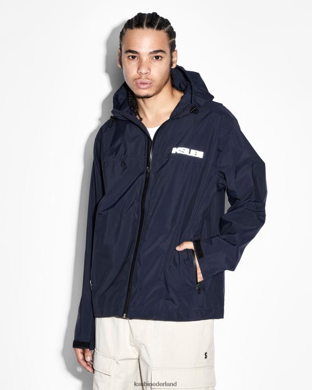 Ksubi mannelijk alltime spuitjasje XT0TV447 kleding marine