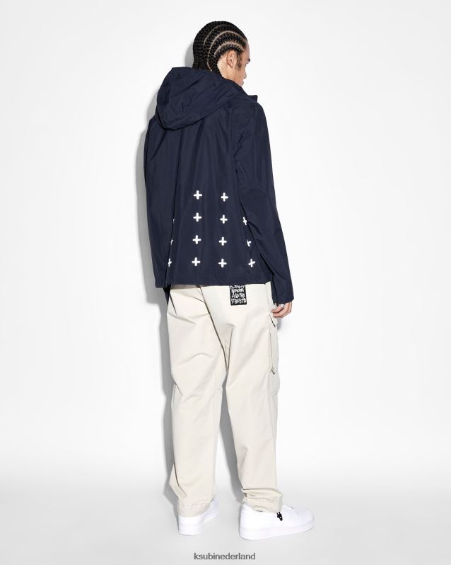 Ksubi mannelijk alltime spuitjasje XT0TV447 kleding marine